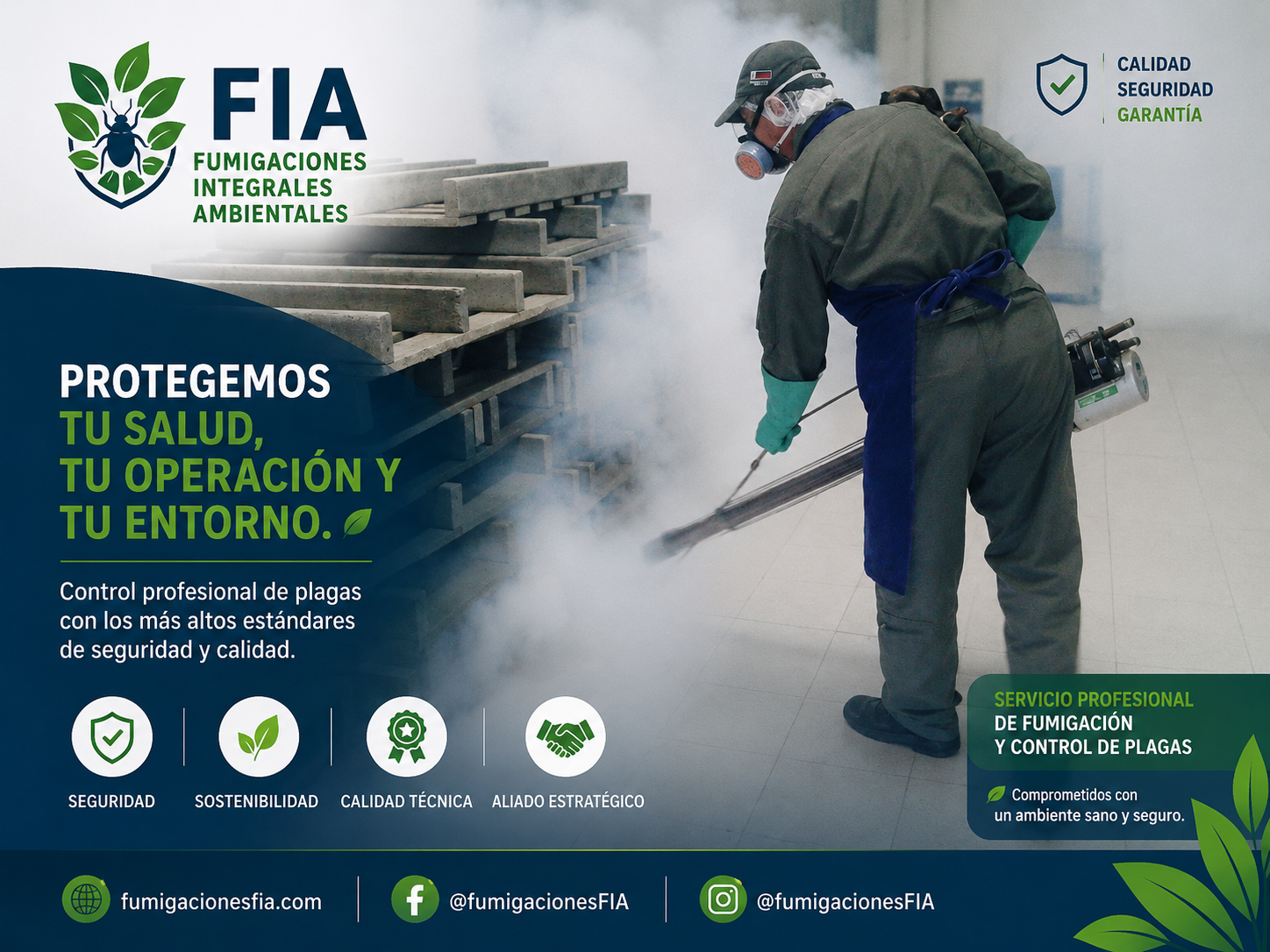 Imagen corporativa FIA fumigaciones profesionales